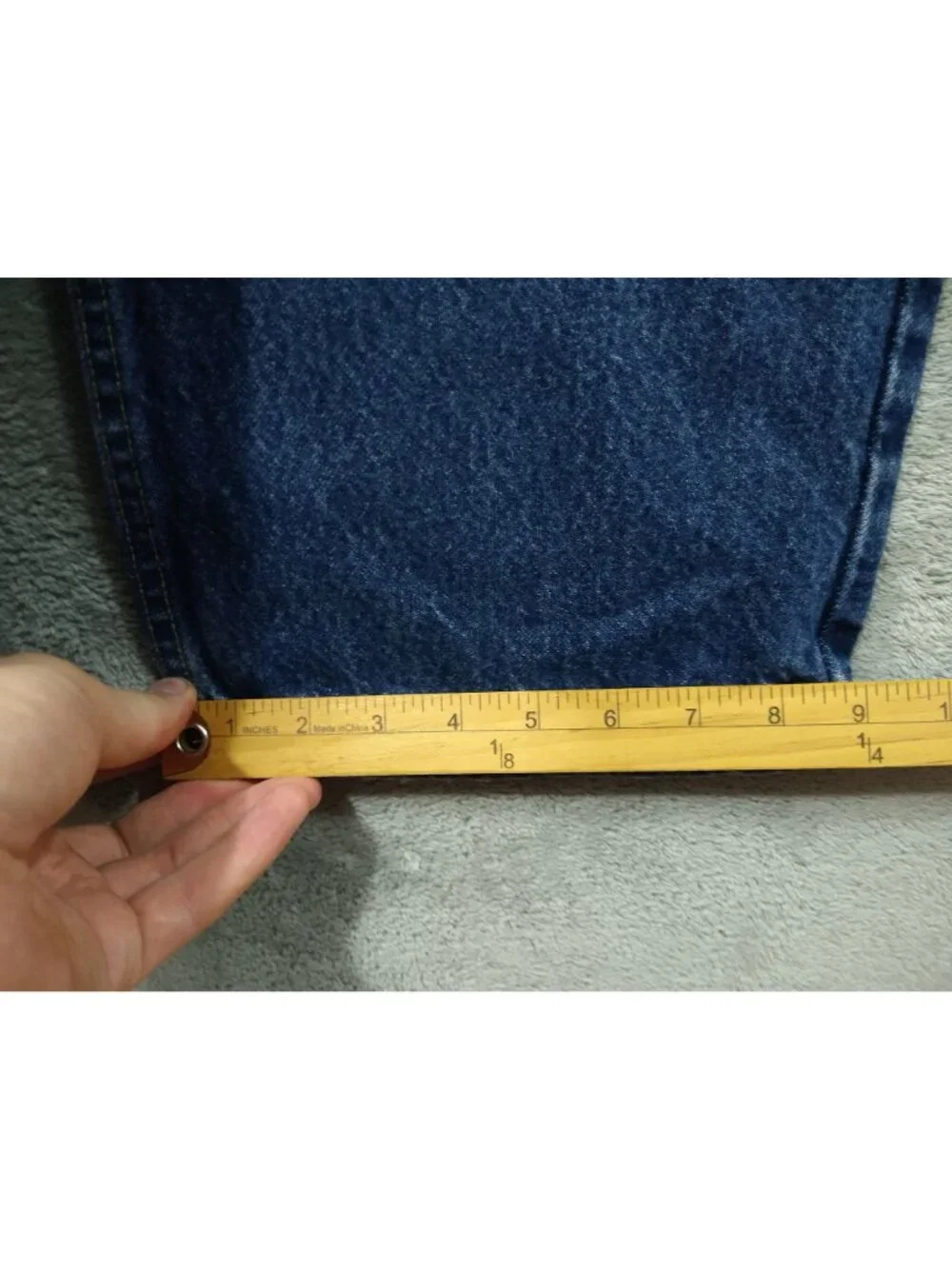 Beretta Jeans Mens 40x30 Blue Denim High Rise Straight Leg Vintage Made In USA